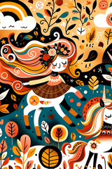  Baraja de Naipes: "Fábulas Fantásticas en Reinos de Imaginación