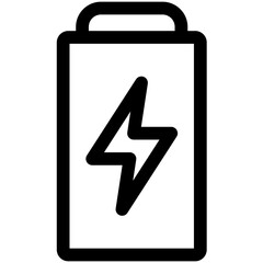 Charging Battery icon vector concept symbol illustration