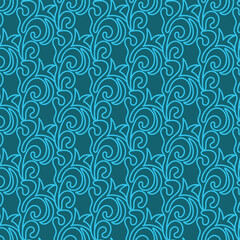 Blue abstract pattern on a blue background