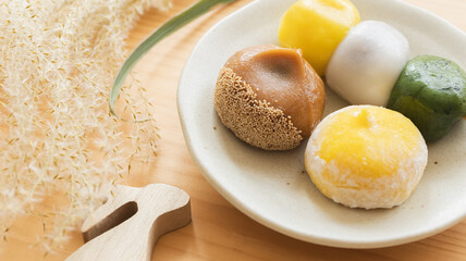 秋の和菓子　秋の食べ物　秋のスイーツ　お月見　食欲の秋