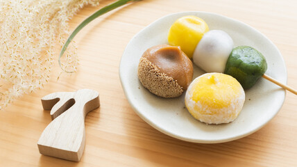 秋の和菓子　秋の食べ物　秋のスイーツ　お月見　食欲の秋