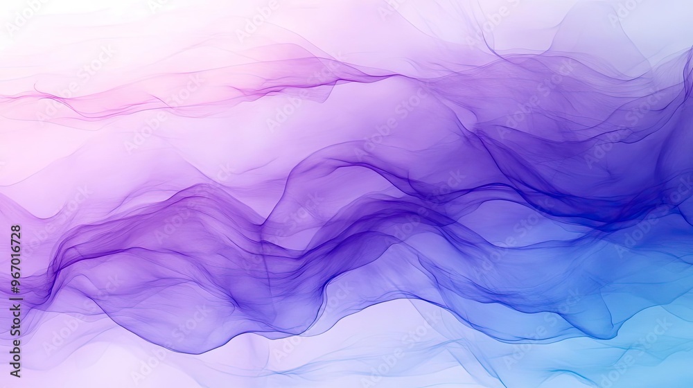 Poster A vibrant abstract wave of colorful hues blending in soft gradual layers, perfect for backgrounds and creative projects.