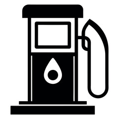 Fuel Station icon vector art illustration