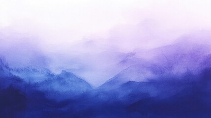 Fototapeta premium A serene landscape with soft hues of purple and blue, evoking tranquility and a sense of calm in nature's beauty.