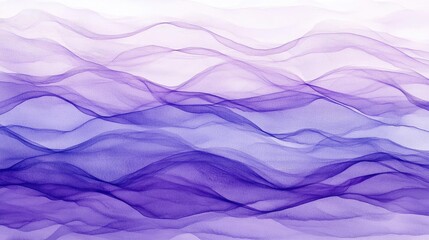 Obraz premium Soft, flowing waves of purple create a serene and calming background, perfect for design and artistic projects.