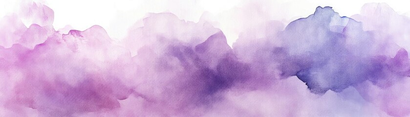 Fototapeta premium A beautiful blend of purple and pink watercolor textures creating an ethereal and calming atmosphere for artistic projects.