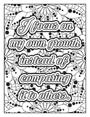 Positive quote coloring page for kids. Motivational Swear word. Inspirational quote coloring page for adults. Motivational quote coloring page. Affirmative quote coloring page. Motivational typography