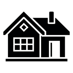 House icon vector  art illustration