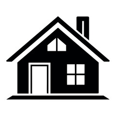 House icon vector  art illustration