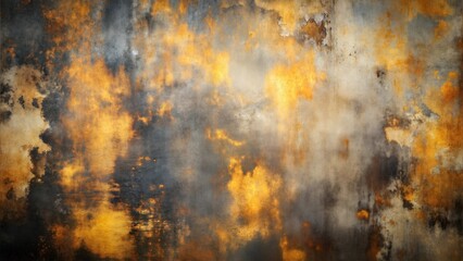 Fototapeta premium Golden textured background, warm tones in abstract grunge style