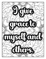 Positive quote coloring page for kids. Motivational Swear word. Inspirational quote coloring page for adults. Motivational quote coloring page. Affirmative quote coloring page. Motivational typography