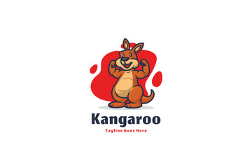 Kangaro logo illustration vector Design template
