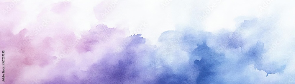 Poster a beautiful blend of soft pastel colors creating an abstract watercolor background, perfect for arti