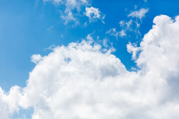 Clouds in the sky as a background