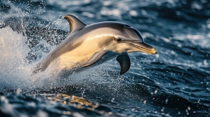 Obraz premium dolphin jumping out of water