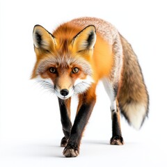 Fototapeta premium fox on a white background