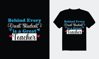 Fototapeta premium t shirt design. teacher's day vector t-shirt. Teacher's day. Thank you teacher t-shirt design.