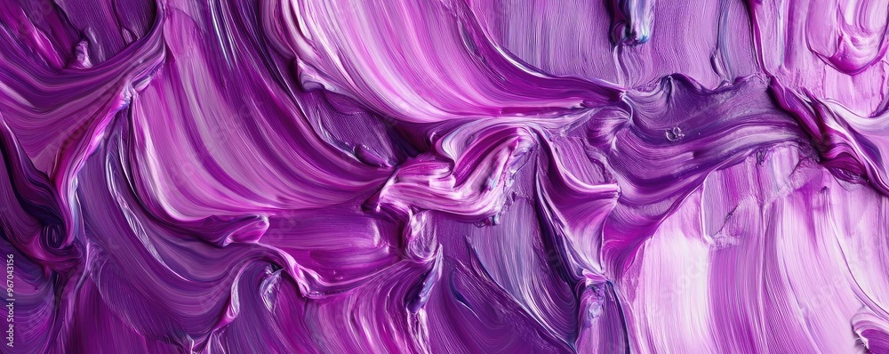 Poster vibrant purple abstract texture with dynamic swirls and rich colors, perfect for backgrounds and art