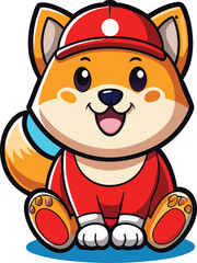 Retro-Style Cat Vector T-Shirt – Unique Cat Graphic Design. Generated With AI