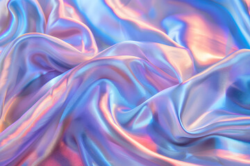 幻想的な光と色彩の織物：パステルトーンの布の美
