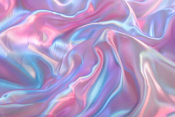 Obraz premium 幻想的な光と色彩の織物：パステルトーンの布の美