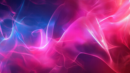 Fototapeta premium Vibrant Abstract Background: Colorful Fluid Design with Light and Texture - Dreamy Purple, Pink, and Blue Waves - Ethereal Energy and Modern Graphics for Captivating Wallpaper
