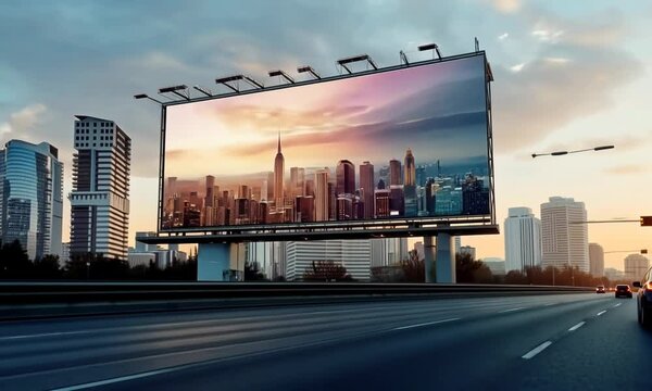 Banner ad mockup for a digital marketing campaign, featuring clickable elements and engaging visuals. Hyperrealistic . Video