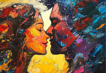 masterpiece abstract watercolor painting of a woman