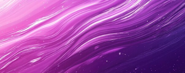 A vibrant abstract background featuring flowing waves of purple and pink hues, perfect for creative projects and designs.