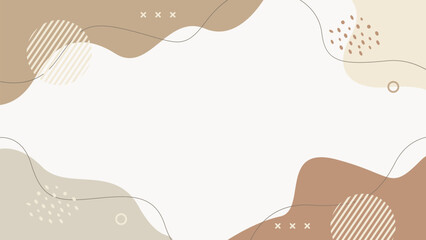 Pastel abstract background, organic and geometric shapes, minimalist vector illustrations. Suitable for template designs, posters, covers, banners, web, and pages
