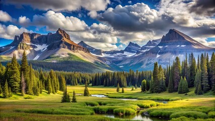 Vast and remote, the High Uintas Wilderness is defined by rugged mountain peaks and alpine meadows, showcasing nature's