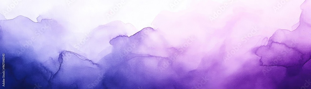 Poster a serene blend of purple and blue hues, creating a calming abstract background perfect for various c