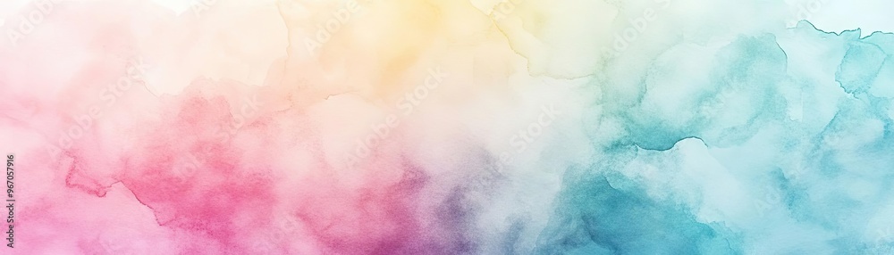 Poster A soft blend of pastel colors creating an abstract, dreamy background perfect for design projects and artistic expressions.