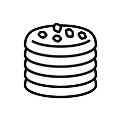 cookies icon vector design template simple and clean