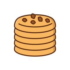 cookies icon vector design template simple and clean