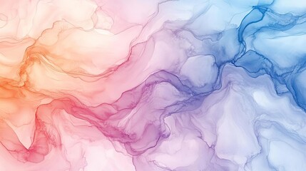 Obraz premium A vibrant abstract background featuring gentle swirls of blue and orange hues, perfect for creative and artistic projects.
