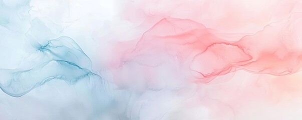 An ethereal blend of soft blue and pink hues creates a dreamy, abstract background perfect for various design projects.