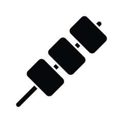 marshmallow icon vector design template simple and clean