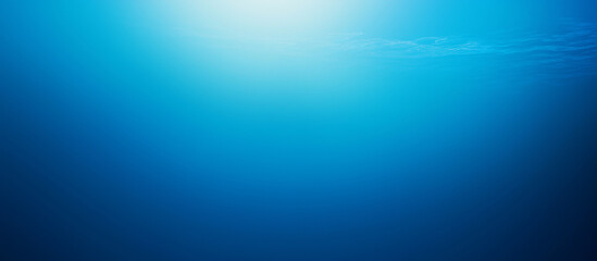 Obraz premium blue gradient transition background, for banner or backdrop design, Ai generated images