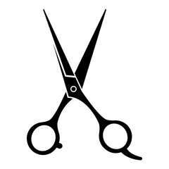 barber scissors silhouette	