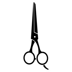 barber scissors silhouette	