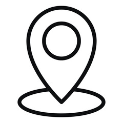 Address location Outline Icon 01