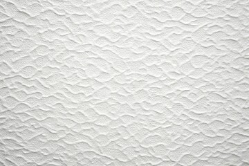 White textured wall with rounded pattern