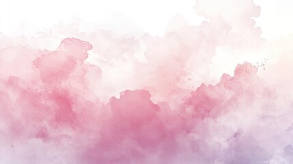 Obraz premium A soft, abstract watercolor background blending shades of pink and purple, ideal for creative projects and design work.