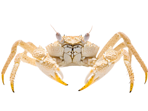 a close up of a crab