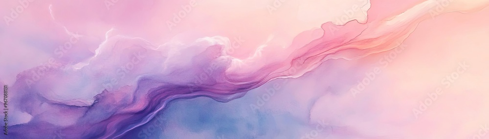Poster soft pastel colors blend harmoniously in this abstract background, creating a dreamy and calming atm