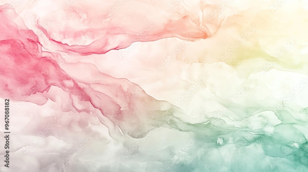 Poster a beautiful abstract design featuring soft pastel colors blending harmoniously, ideal for background