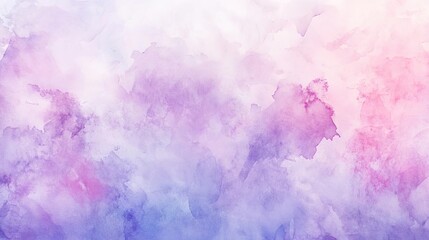 Fototapeta premium A soft abstract watercolor background featuring shades of purple and pink, ideal for creative projects and designs.