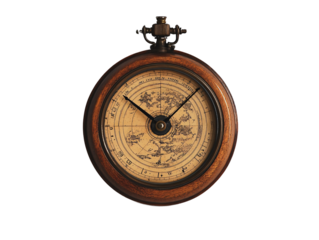 a clock on a white surface