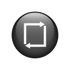 Arrows Repeat icon. Cycle and repeat symbol. Vector